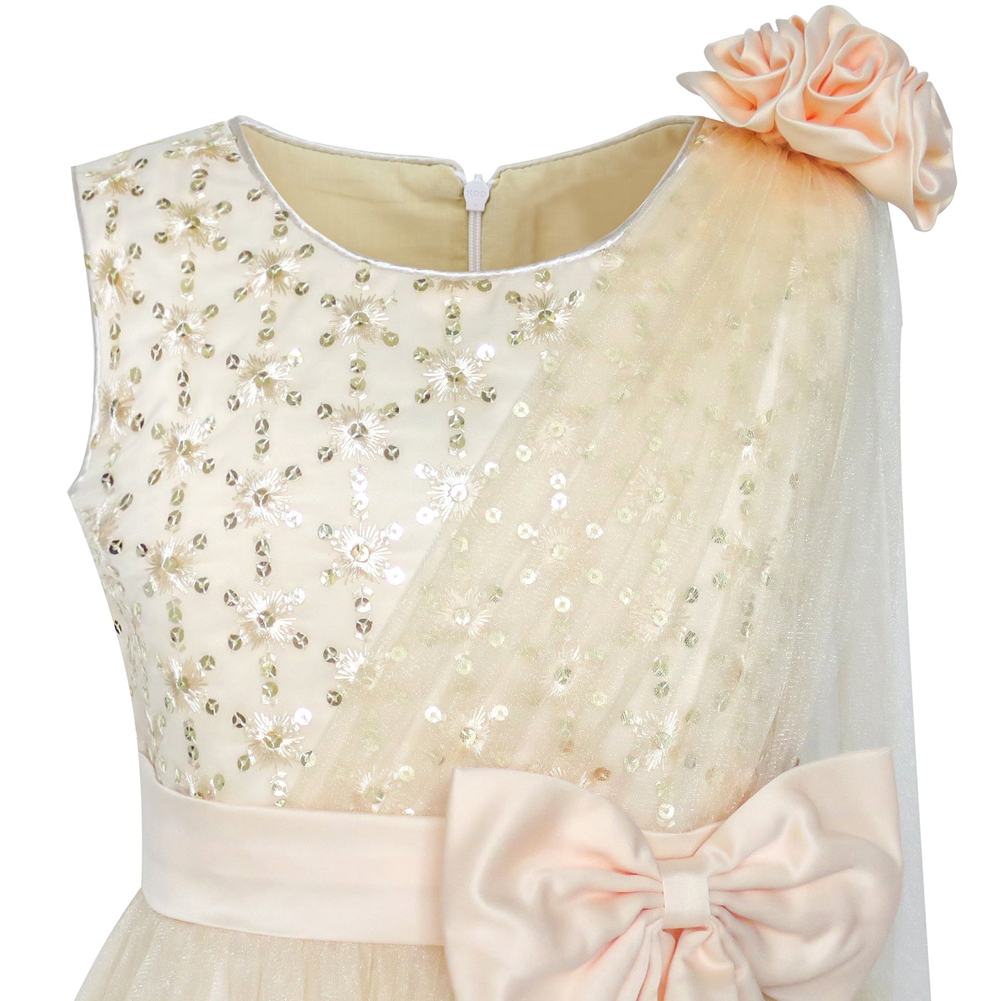 Girls Dress Elegant Wedding Gown Bridesmaid Tulle Flower Size 4-14 Years