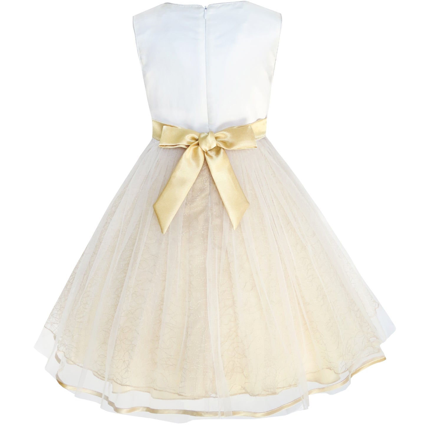 Sunny Fashion Girls Printed Cotton A-Line Dress