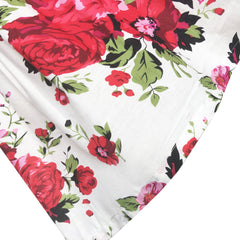 Girls Dress Rose Flower Double Bow Tie Party Size 4-12 Years
