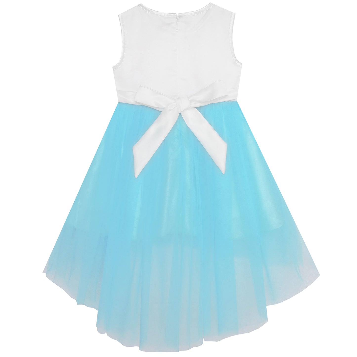 Baby Girls Dress Sparkling Lace Sequin Pageant Wedding Birthday Size 6M-5 Years