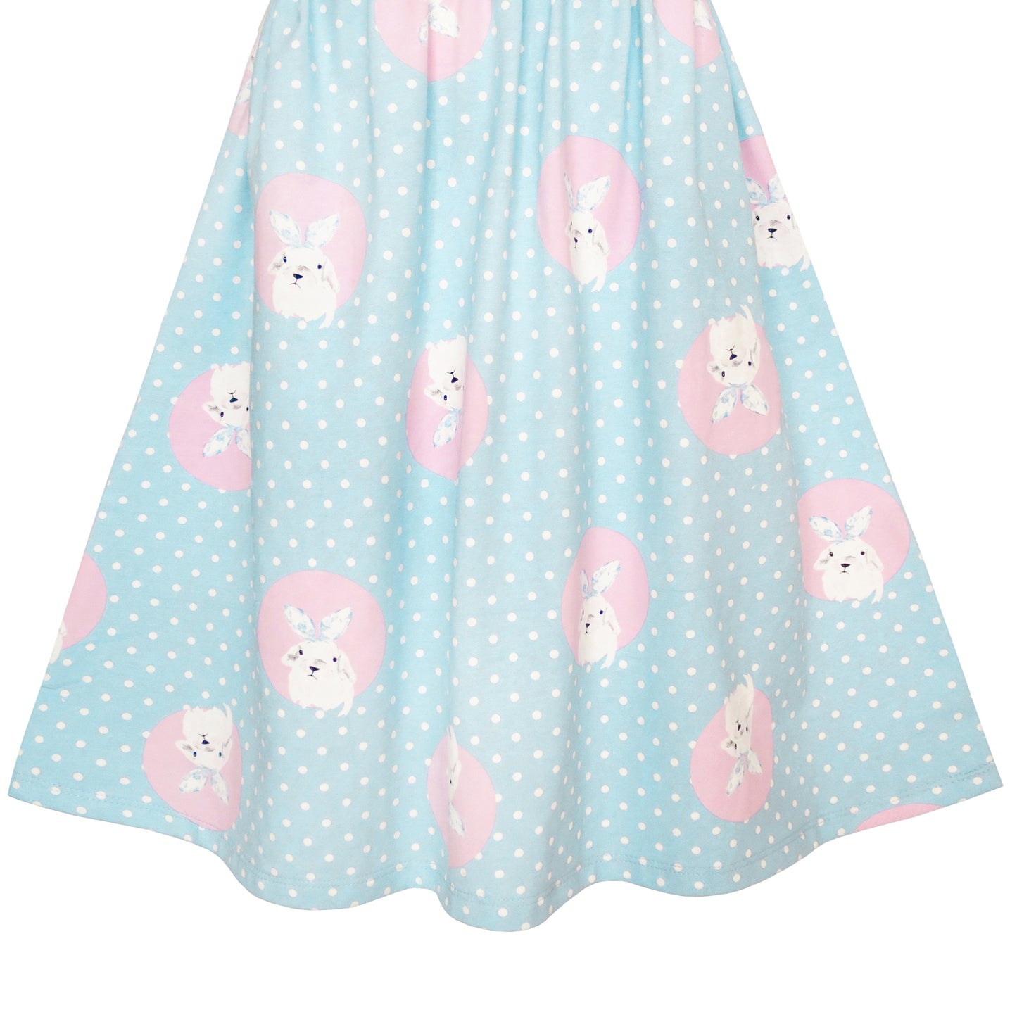 Girls Dress Cotton Unicorn Sequin Short Sleeve Casual Size 3-12 Years