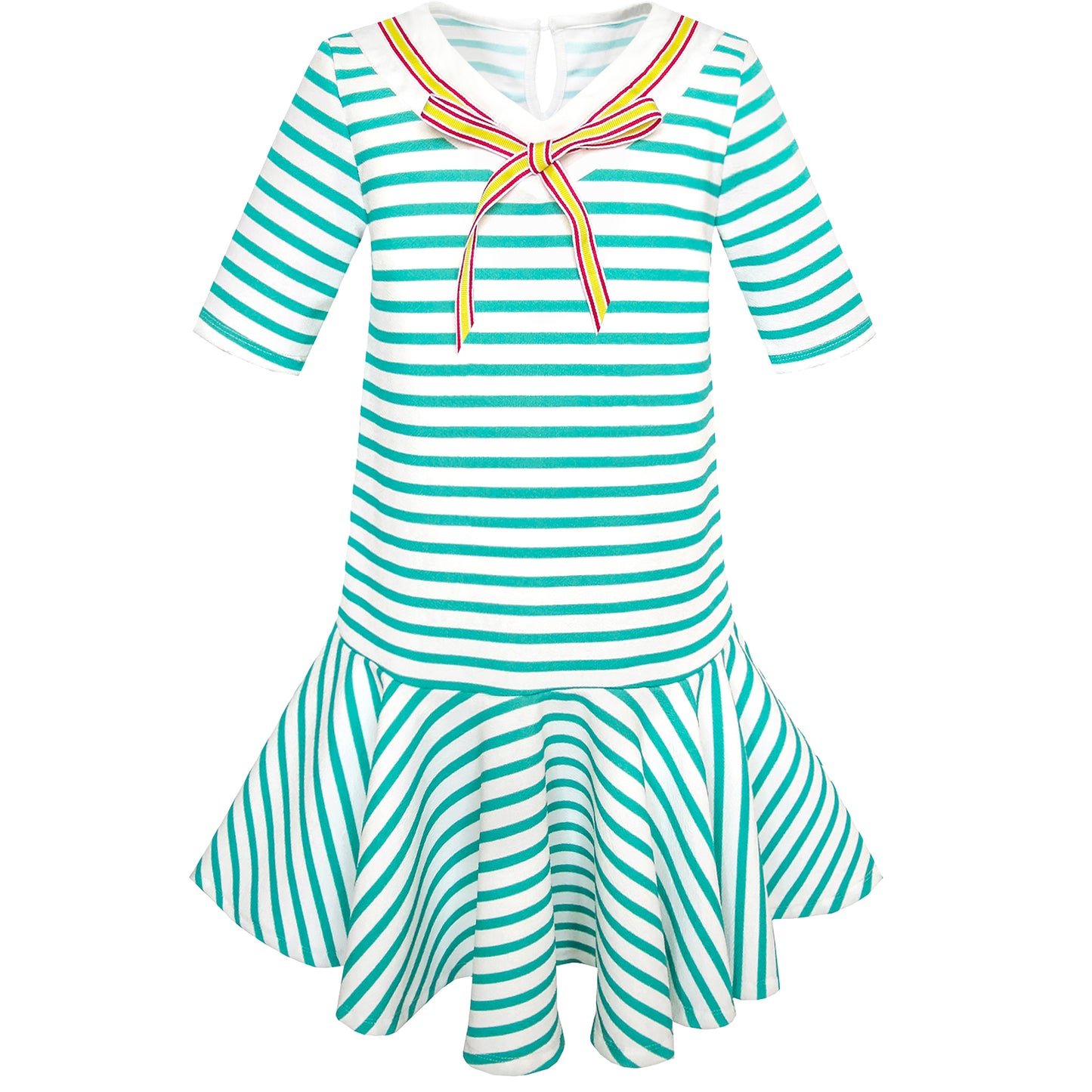 Girls Dress School Check Suspender Skirt Size 4-12 Years