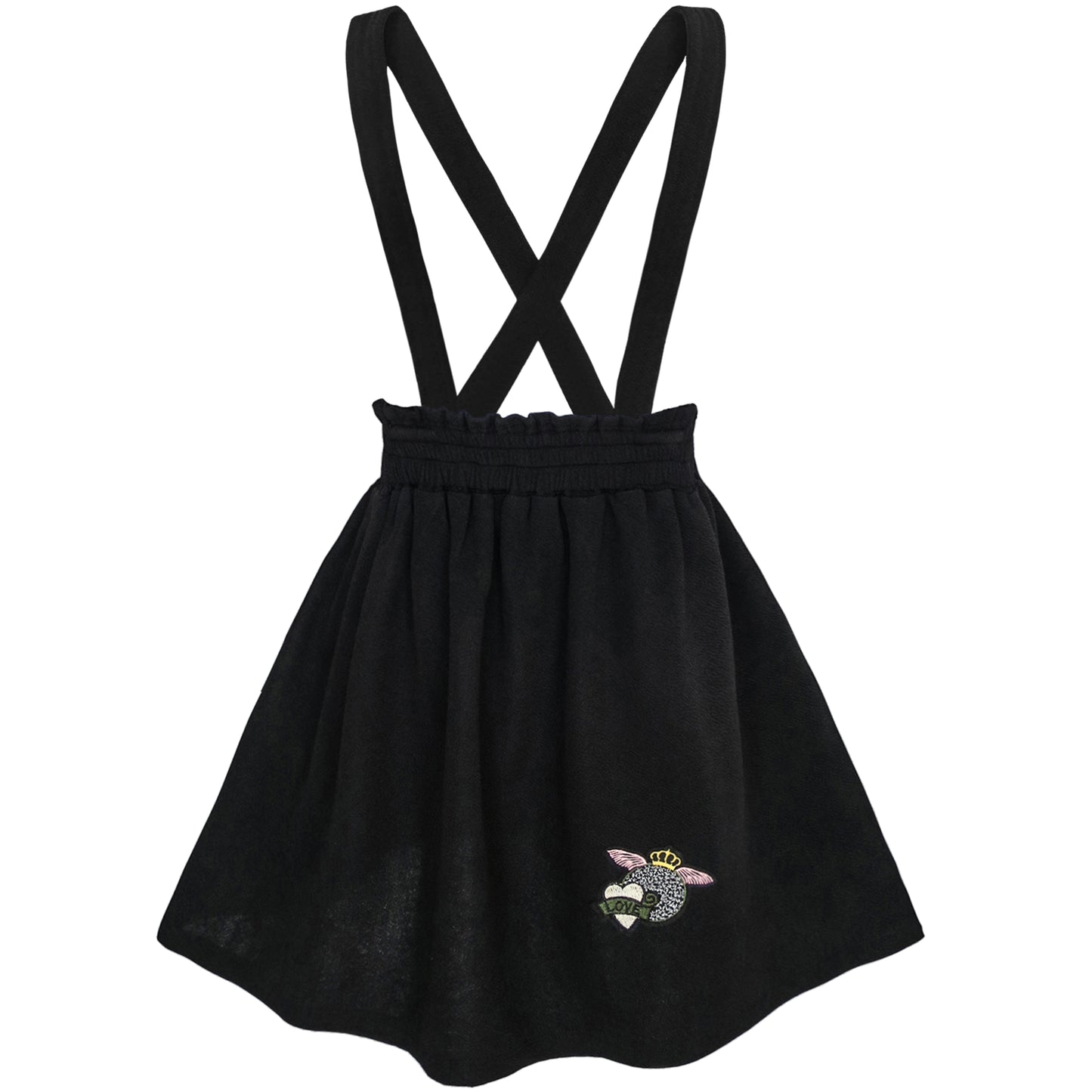 Girls Dress Suspender Pleated Mini High Waist Halloween Party Size 4-12 Years