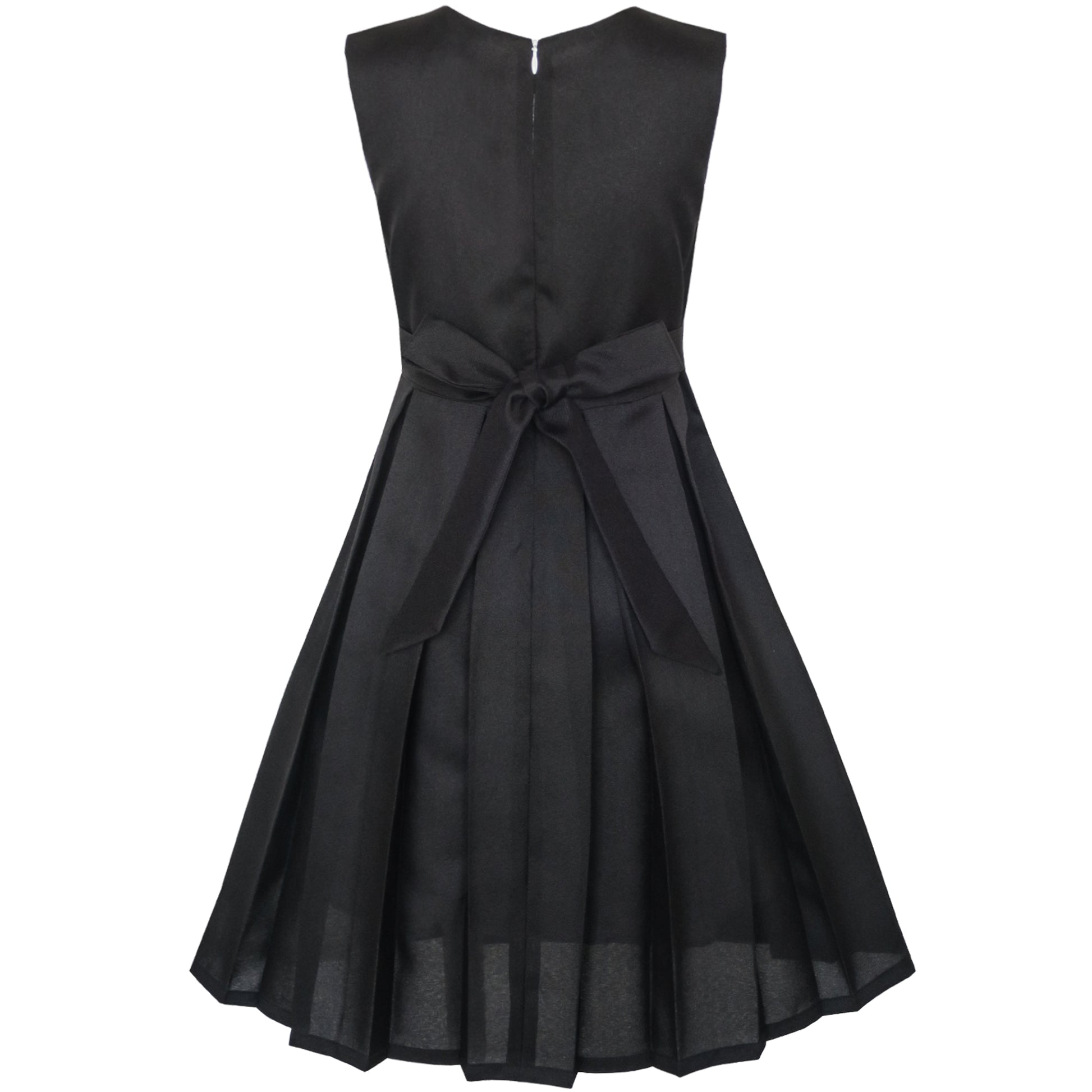 Girls Dress Color Block Contrast Bow Tie Everday Party Sunny Fashion Girls Dress Color Block Contrast Bow Tie Everday Party Sunny Fashion