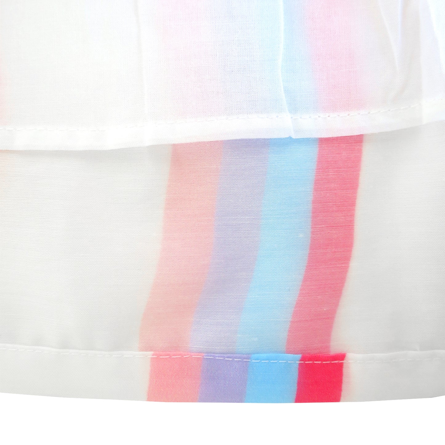 Girls Dress Striped Rose Print Tulle Size 4-14 Years