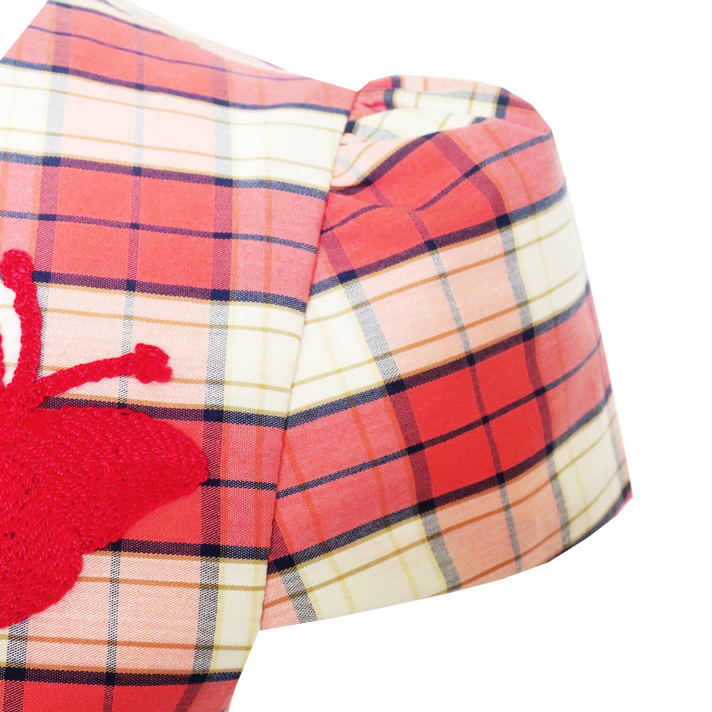 Girls Dress Turn-Down Collar Striped Blooming Rose Flower Size 2-12 Years