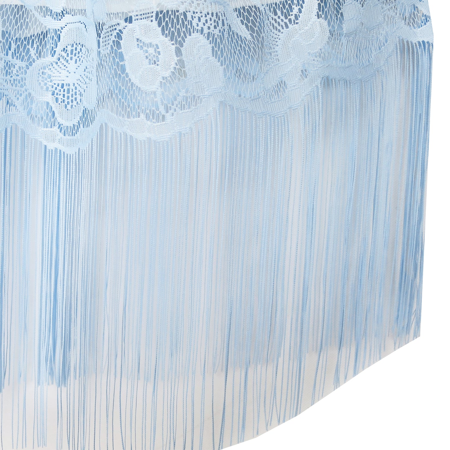 Girls Dress Lace Tassel Hem Princess Party Size 4-16 Years