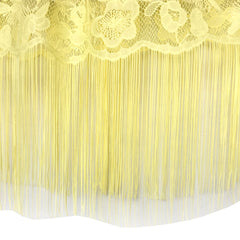 Girls Dress Lace Tassel Hem Princess Party Size 4-16 Years