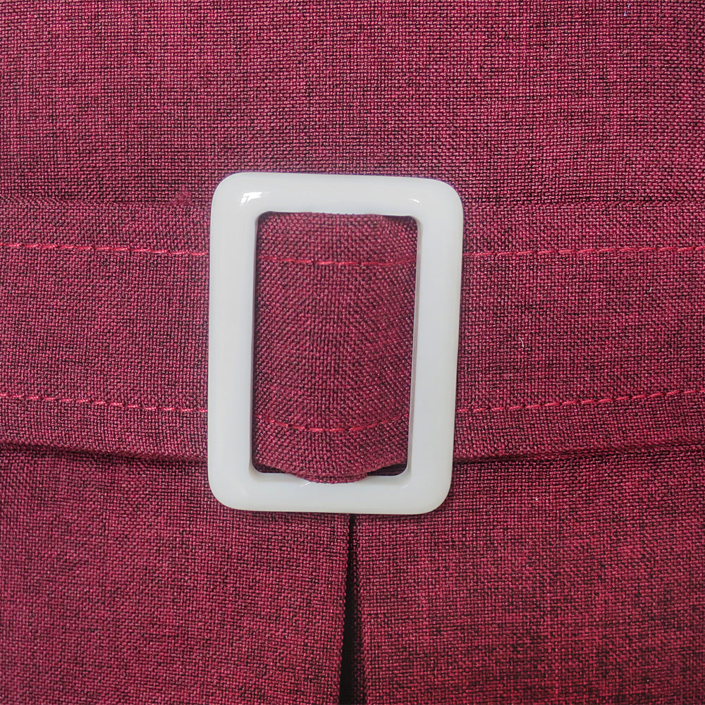 Girls Dress Khaki Button Back School Pleated Hem Size 6-14 Years