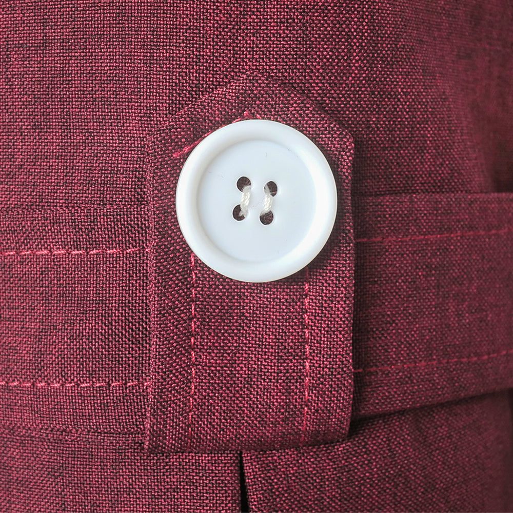 Girls Dress Khaki Button Back School Pleated Hem Size 6-14 Years