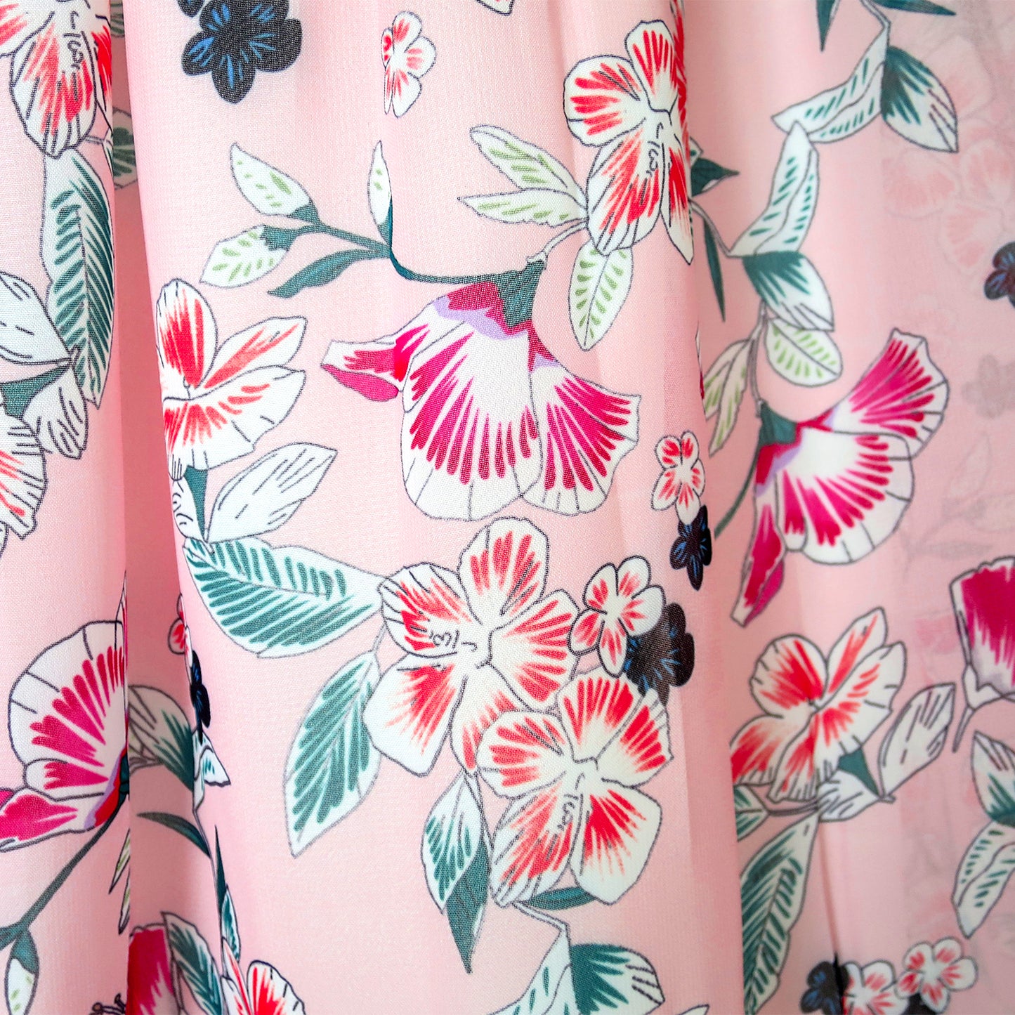 Girls Dress Floral Belt Chiffon Party Maxi Dress Size 6-14 Years