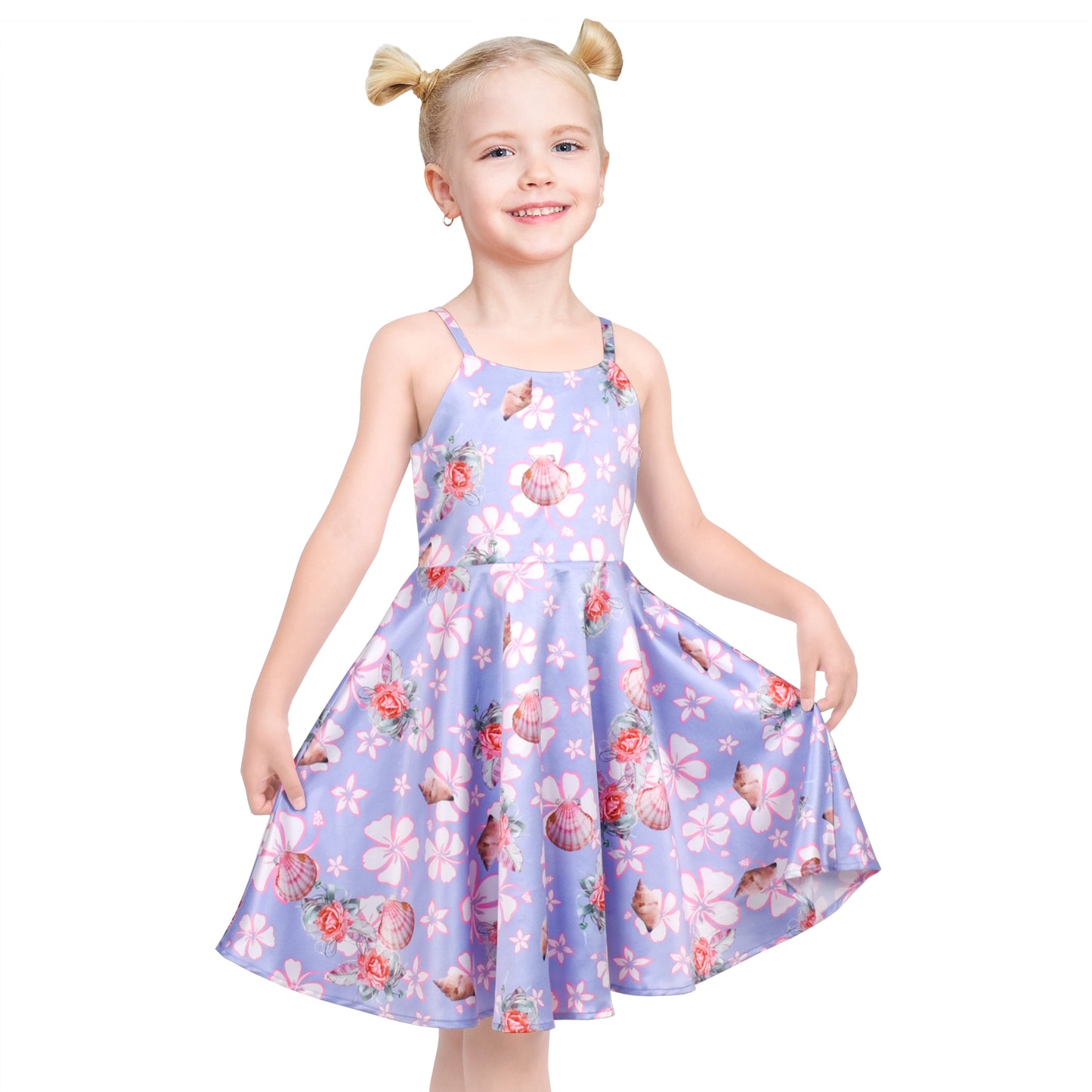 Girls Dress Halloween Pumpkin Ghost Costume Tank Dress Size 3-12 Years
