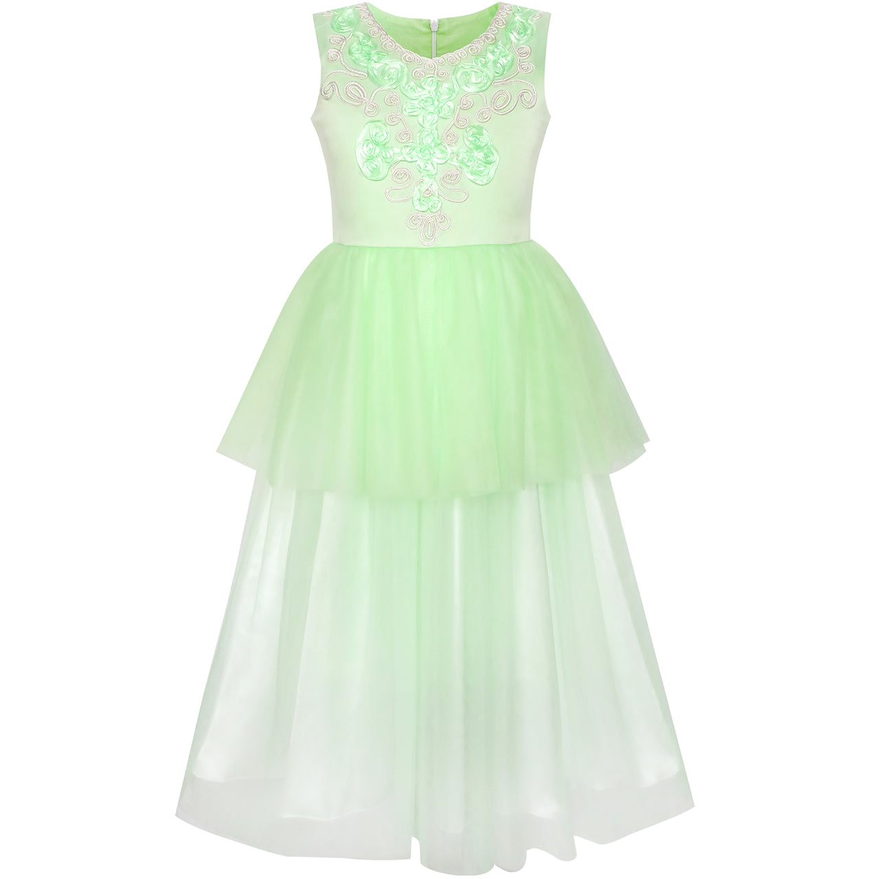 Flower Girls Dress Dancing Ball Gown Princess Party Size 6-14 Years