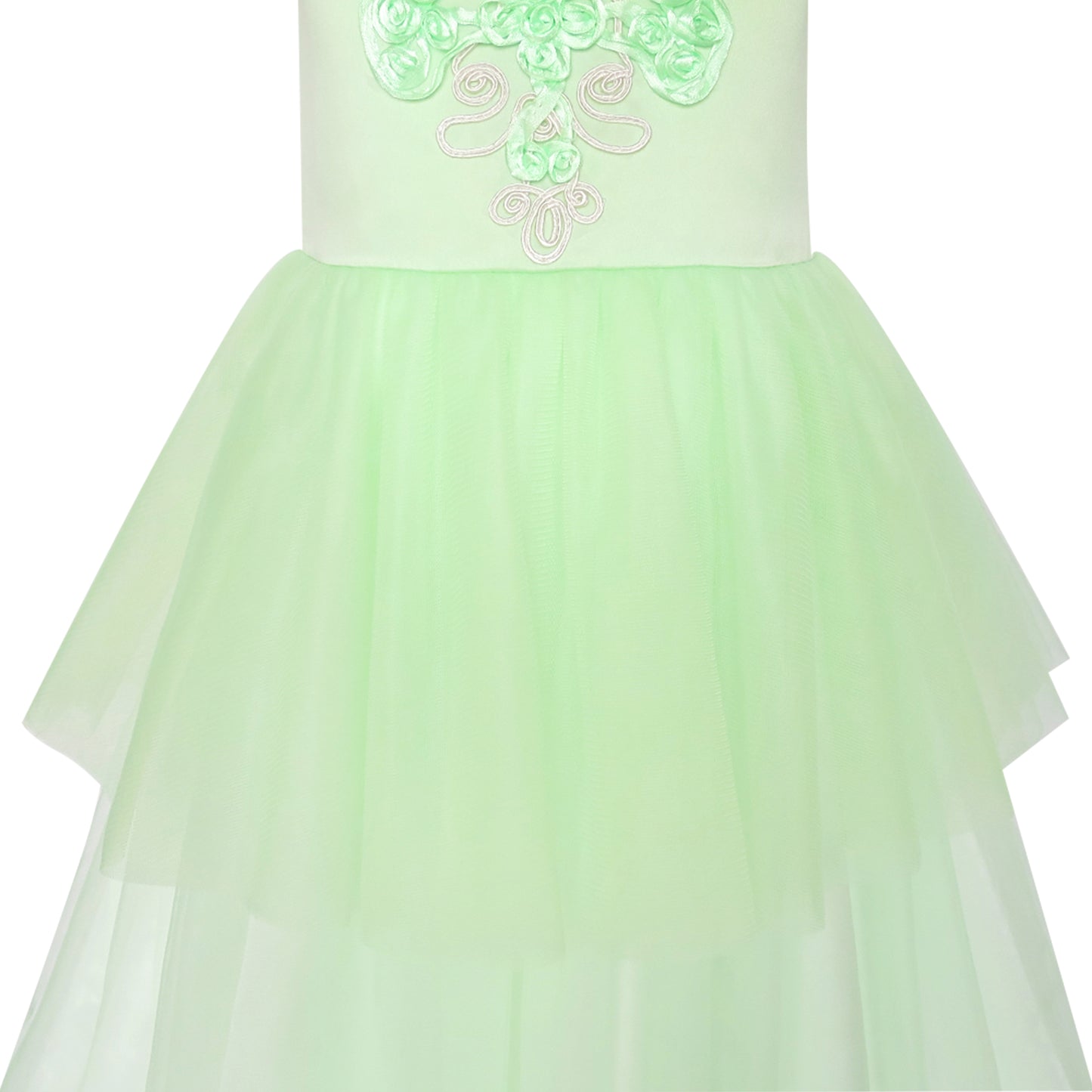 Flower Girls Dress Dancing Ball Gown Princess Party Size 6-14 Years
