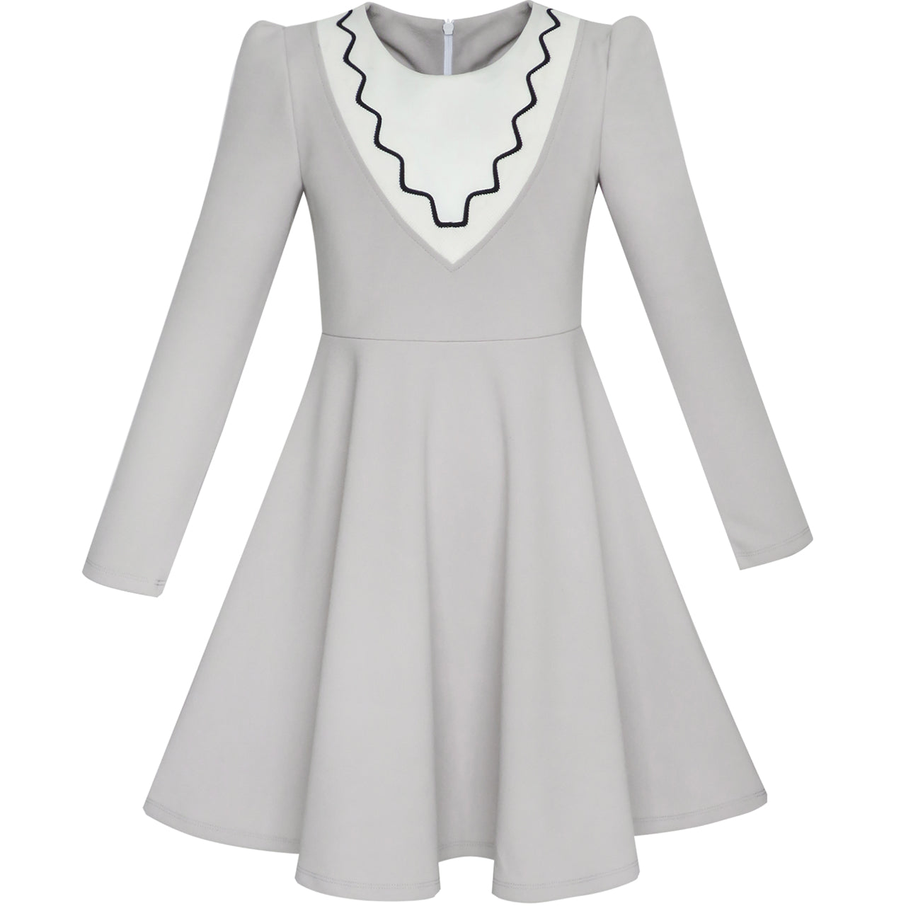 Girls Dress School Check Suspender Skirt Size 4-12 Years