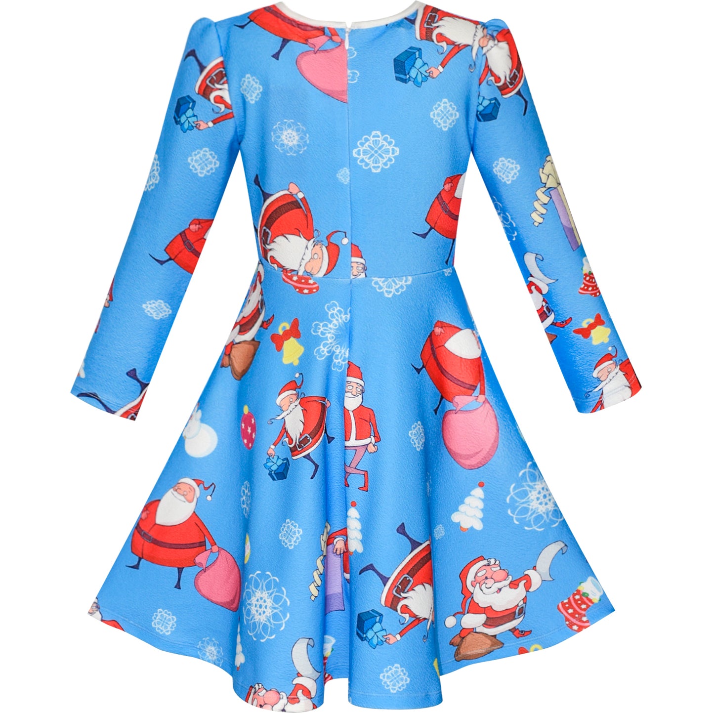 Girls Dress Forest Fox Long Sleeve Size 3-12 Years
