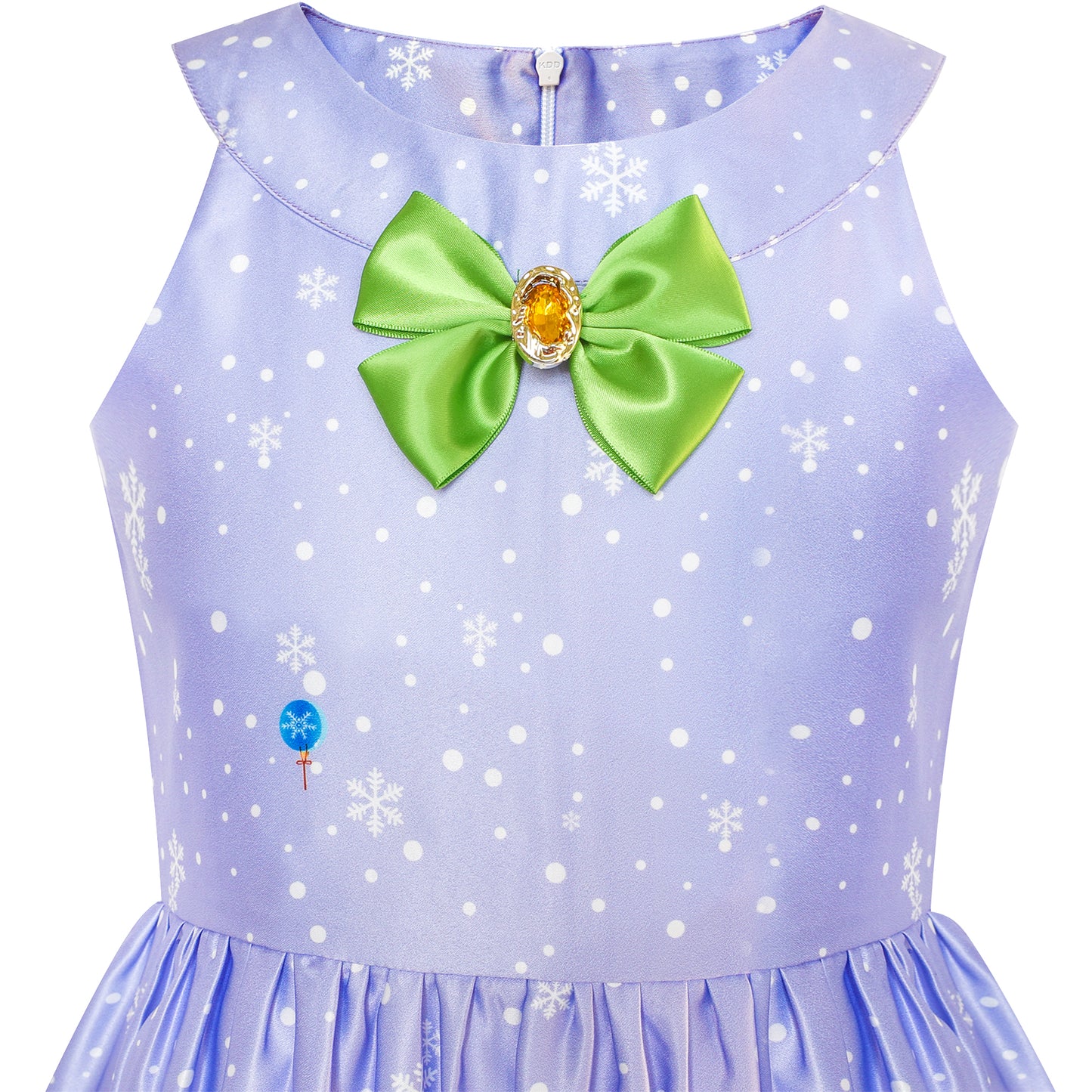 Sunny Fashion Girls Christmas Reindeer Bow A-Line Dress