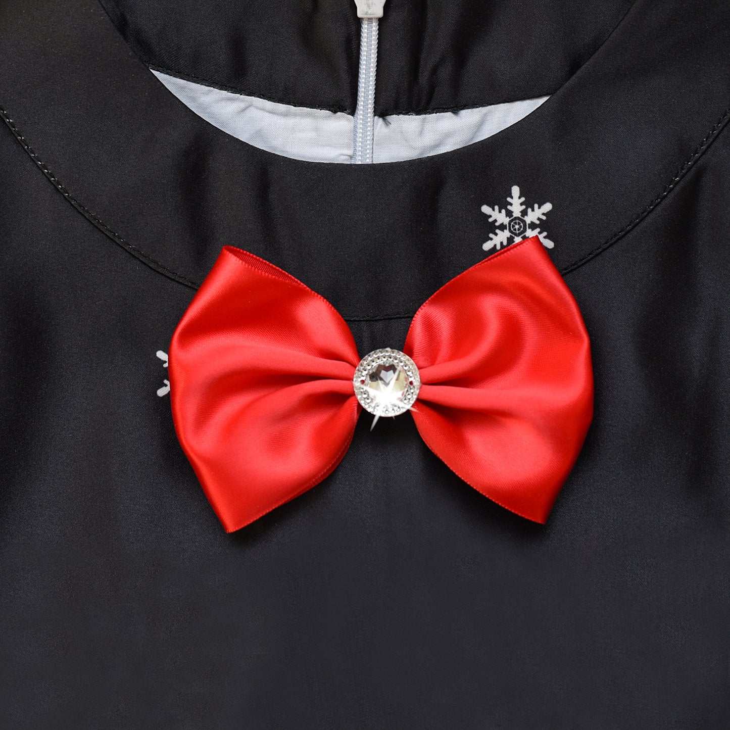 Sunny Fashion Girls Christmas Reindeer Bow A-Line Dress