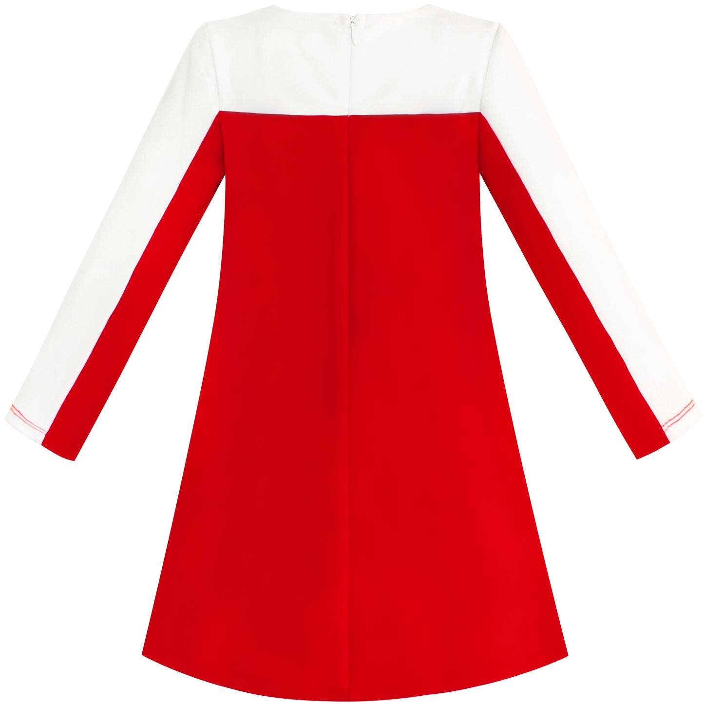 Girls Dress Long Sleeve Daisy Flower Striped Casual Cotton Size 3-12 Years