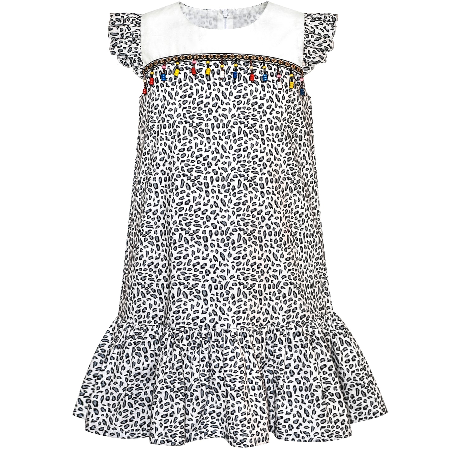 Girls Dress Short Sleeve Pleated Skirt School Uniform Size 4-12 Years