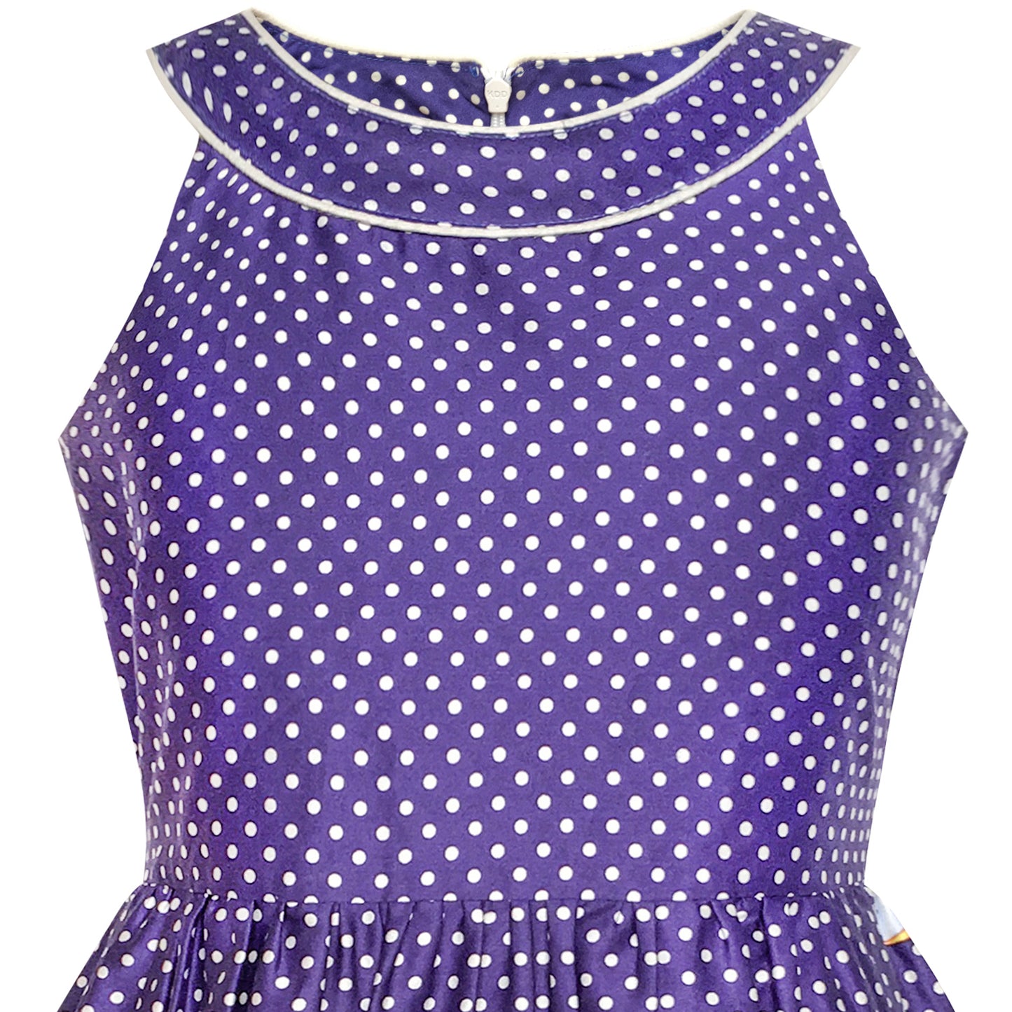 Girls Dress Flower Halter Flare Dress Princess Size 5-14 Years