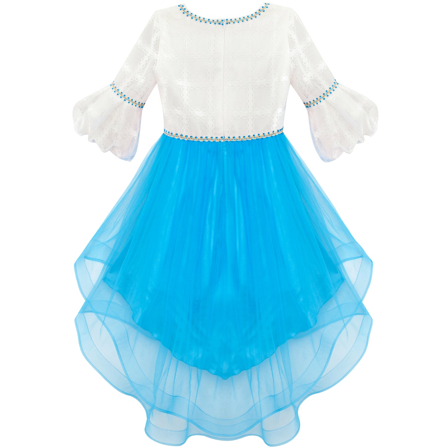 Girls Dress Hi-lo Party Dancing Pageant Size 6-14 Years