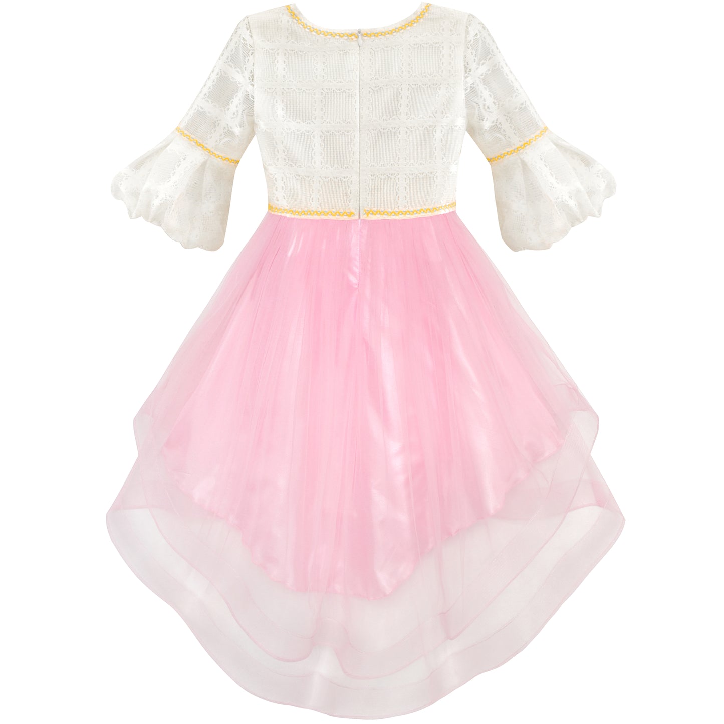 Girls Dress Hi-lo Party Dancing Pageant Size 6-14 Years