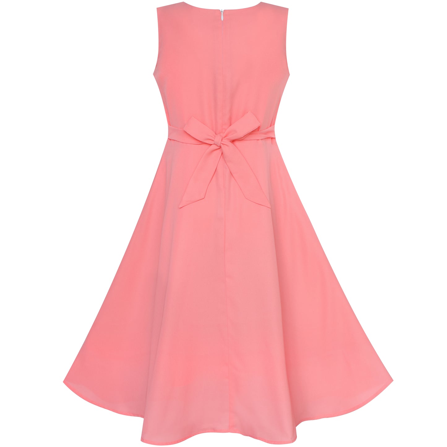Girls Dress 2-in-1 Lace Chiffon Bridesmaid Wedding Party Size 6-12 Years