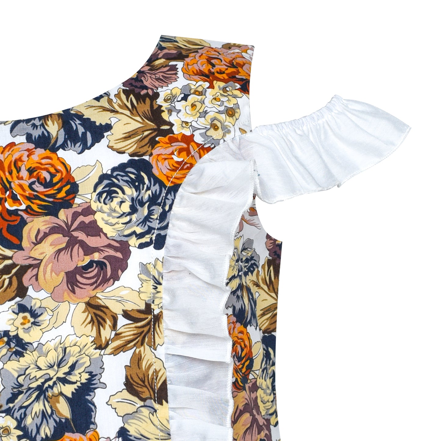 Girls Dress Flower Summer Beach Dress Size 2-12 Years