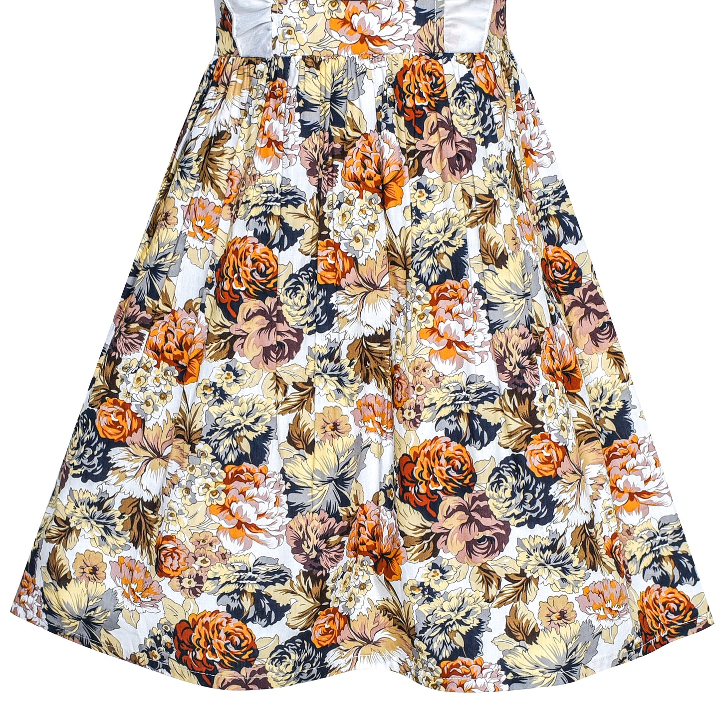 Girls Dress Flower Summer Beach Dress Size 2-12 Years