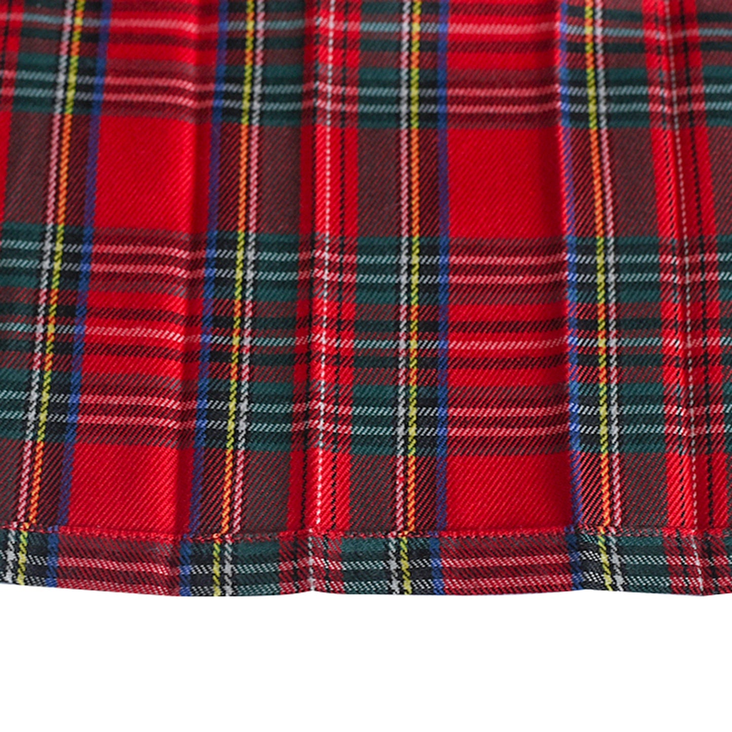 Girls Dress Khaki Button Back School Pleated Hem Size 6-14 Years