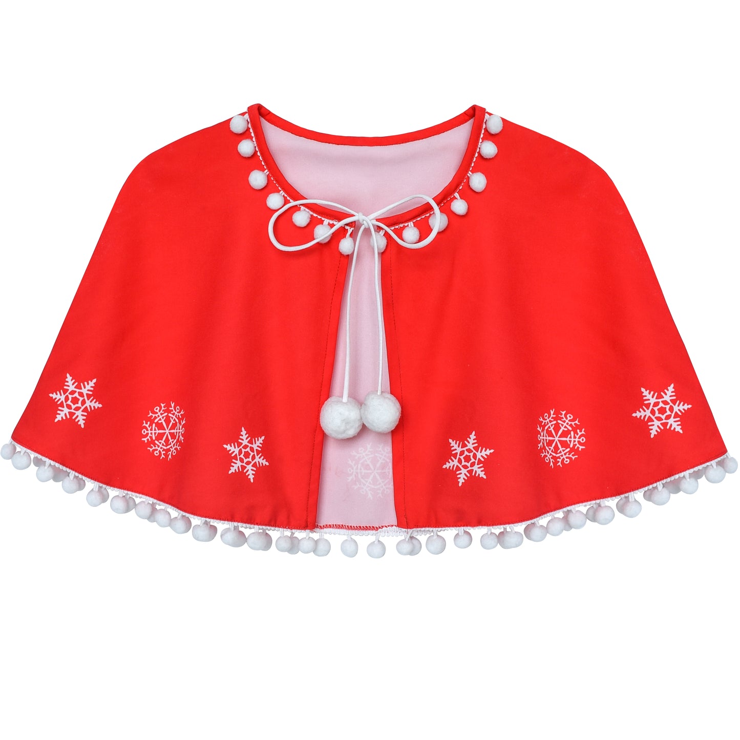 Girls Dress Cape Cloak Christmas Year Holiday Party Size 4-14 Years