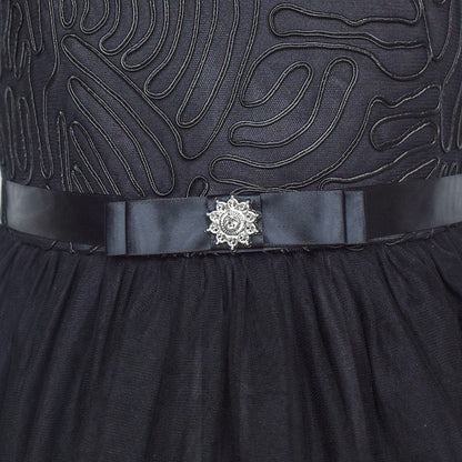 Sunny Fashion Girls Elegant Wave Hem Tulle Party Dress