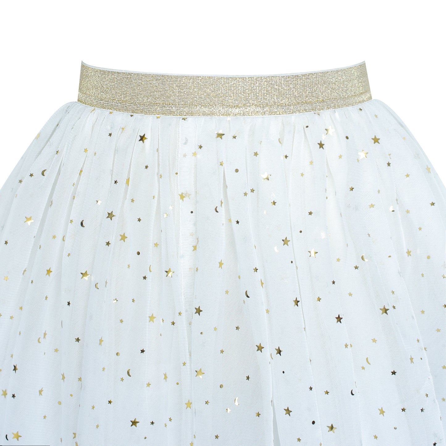 Girls Skirt Pearl Stars Sparkling Tutu Dancing Size 2-12 Years