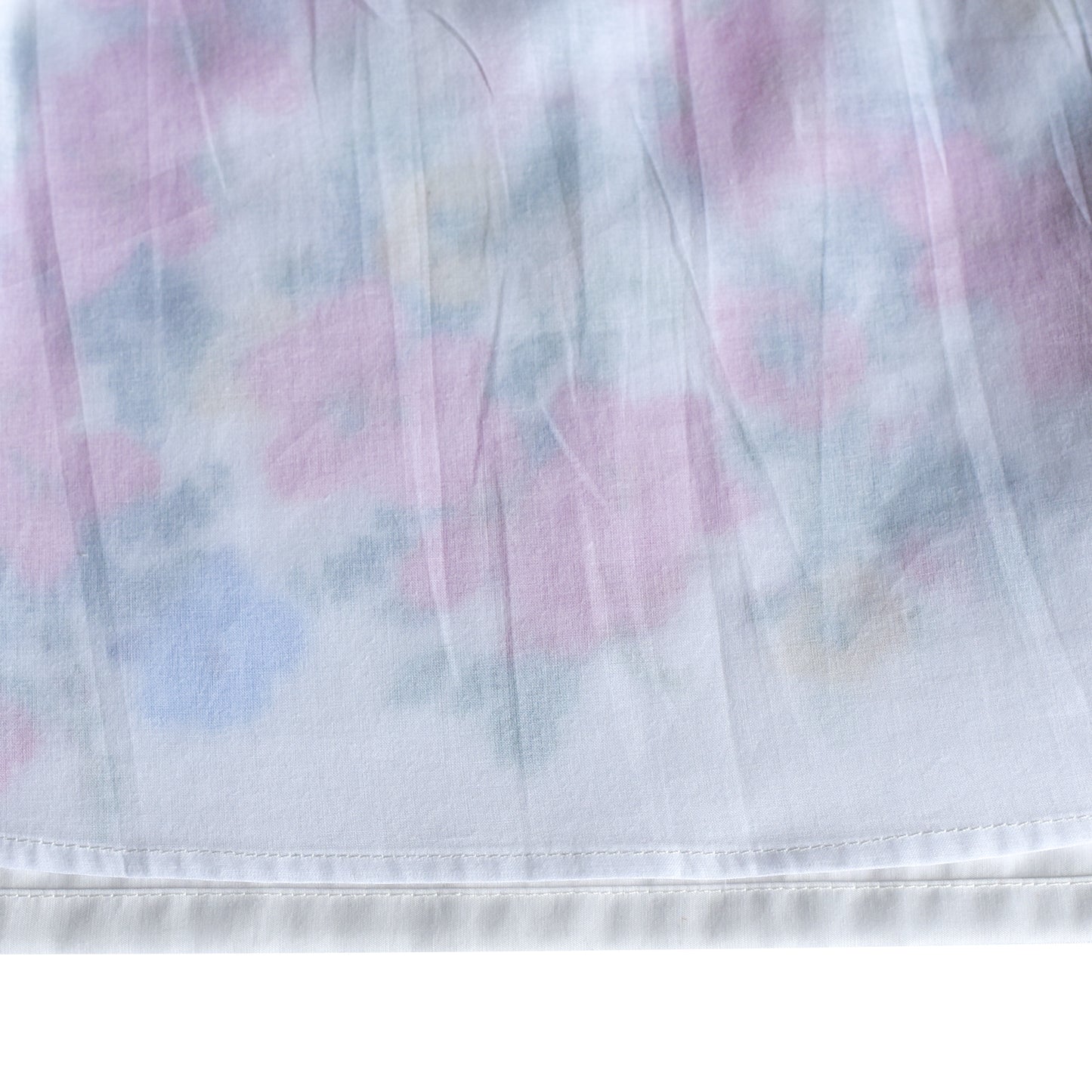 Sunny Fashion Girls White Floral Garden Dress with Pink Waist Detail