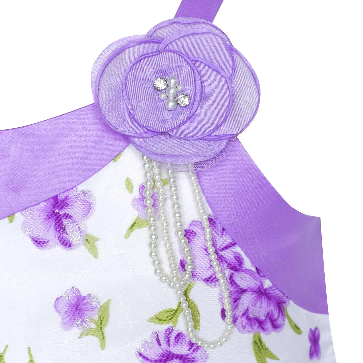 Flower Girl Dress Bow Tie Pageant Wedding Size 3-12 Years