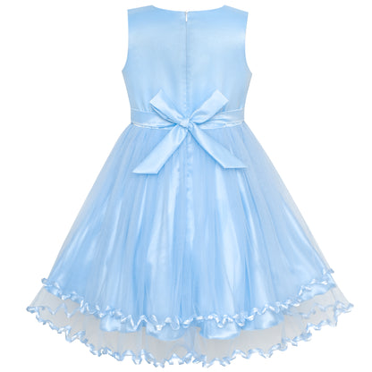 Sunny Fashion Girls Printed Cotton A-Line Dress