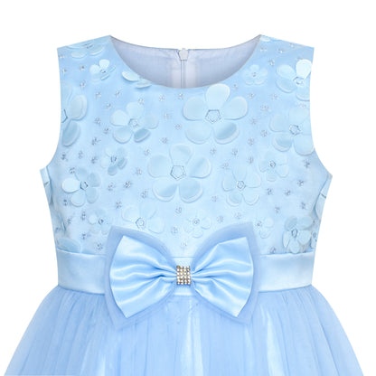 Sunny Fashion Girls Printed Cotton A-Line Dress