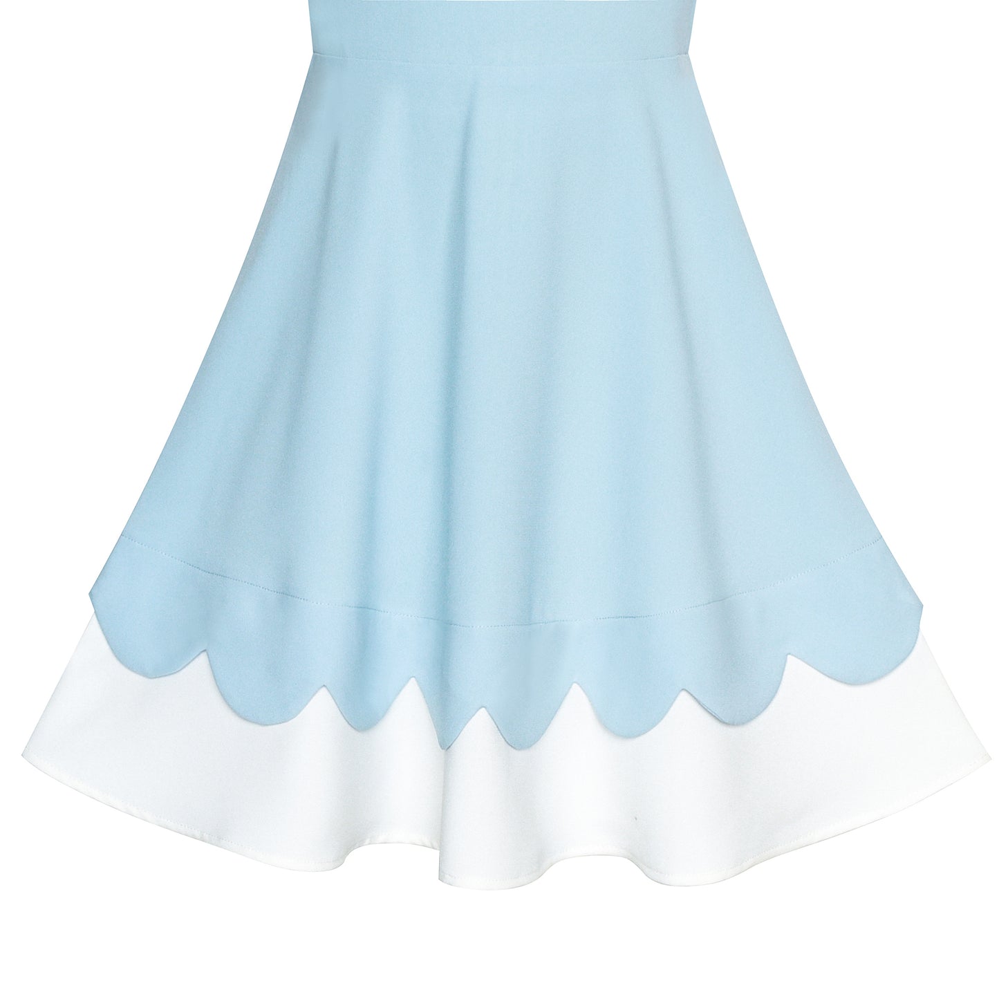 Girls Dress Back School Uniform Navy Collar Tie Short Sleeve Size 5-12 Years