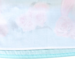 Girls Dress Rose Flower Double Bow Tie Party Size 4-12 Years