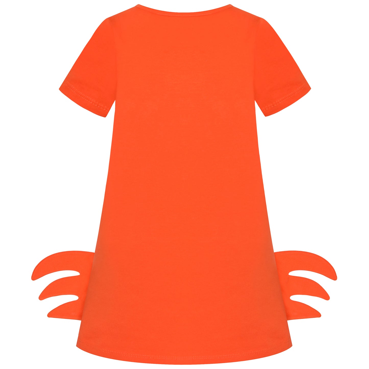 Girls Casual Dress Cotton Short Sleeve Swan Embroidered Size 2-8 Years