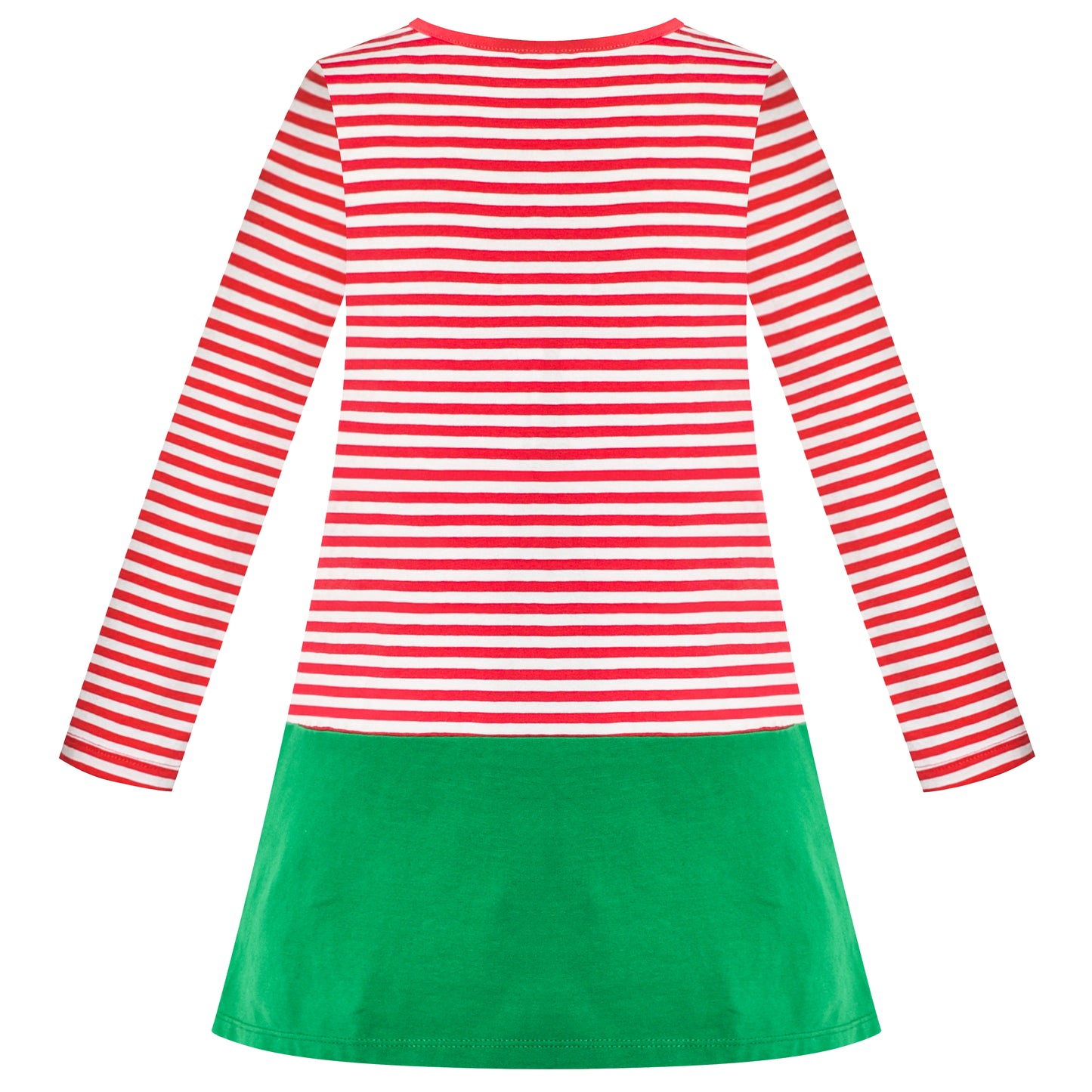 Girls Casual Dress Cotton Long Sleeve Kite Cloud Embroidered Size 2-8 Years