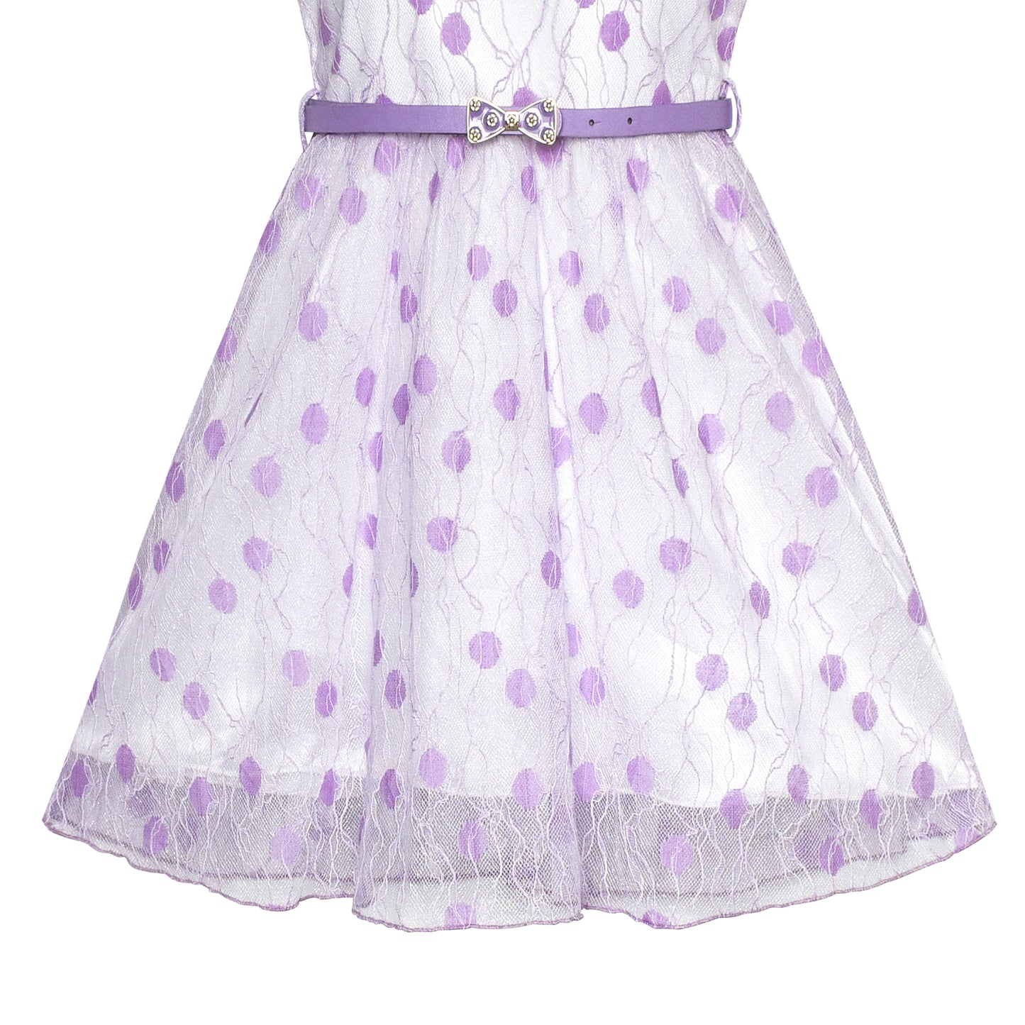 3 Layers Girls Dress flower Wave Pageant Bridesmaid Size 4-12 Years