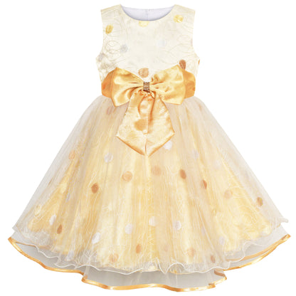 Sunny Fashion Girls Printed Cotton A-Line Dress