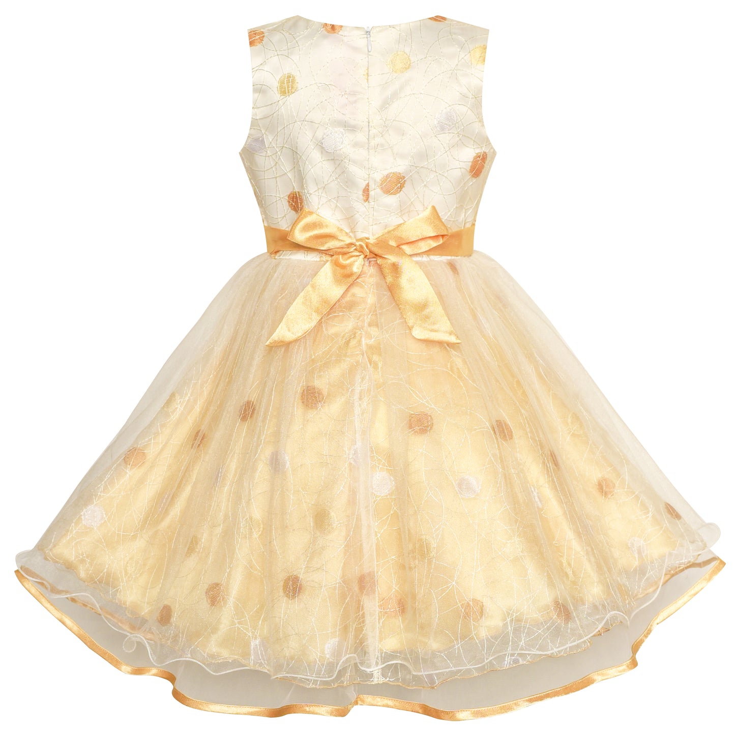 Sunny Fashion Girls Printed Cotton A-Line Dress