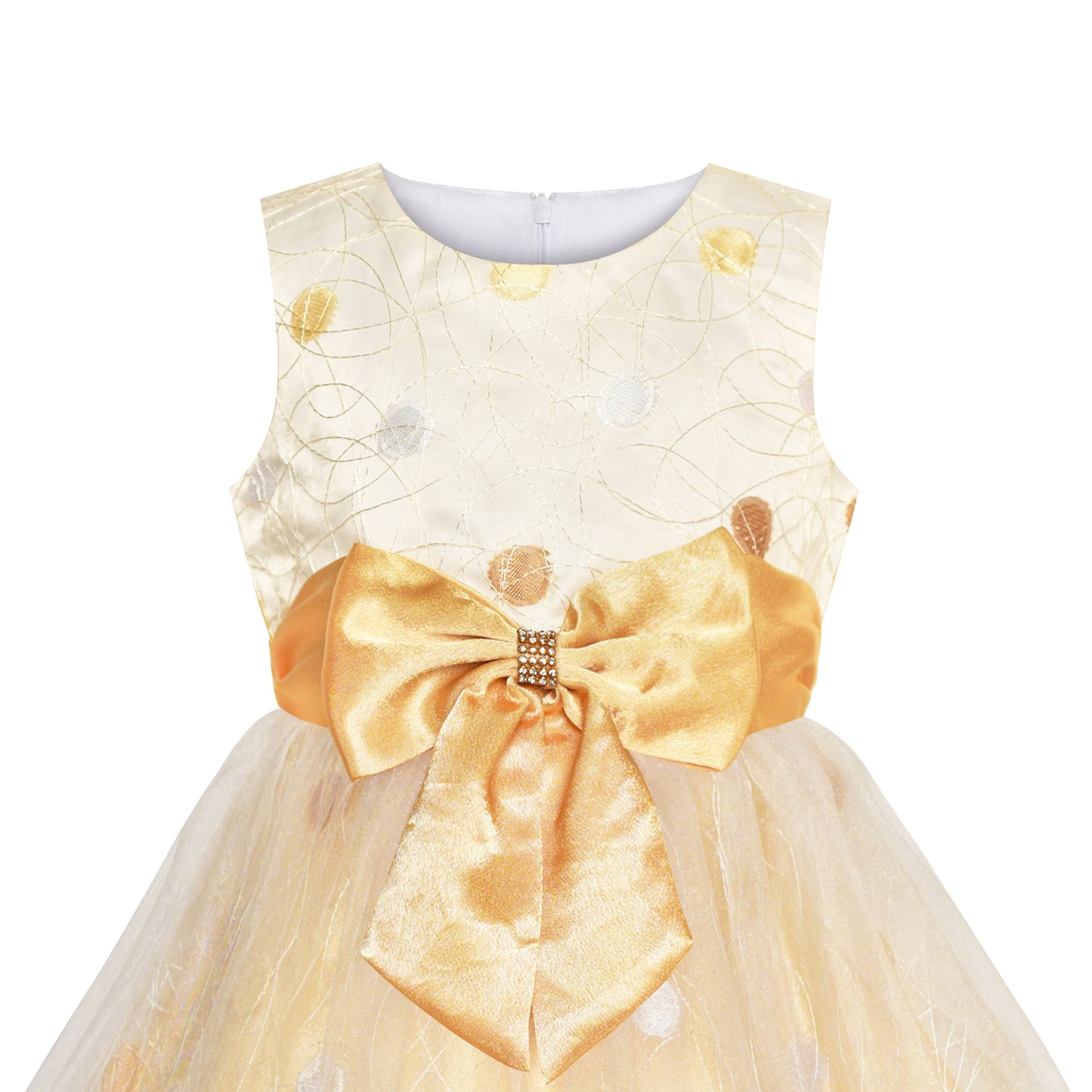 Sunny Fashion Girls Printed Cotton A-Line Dress