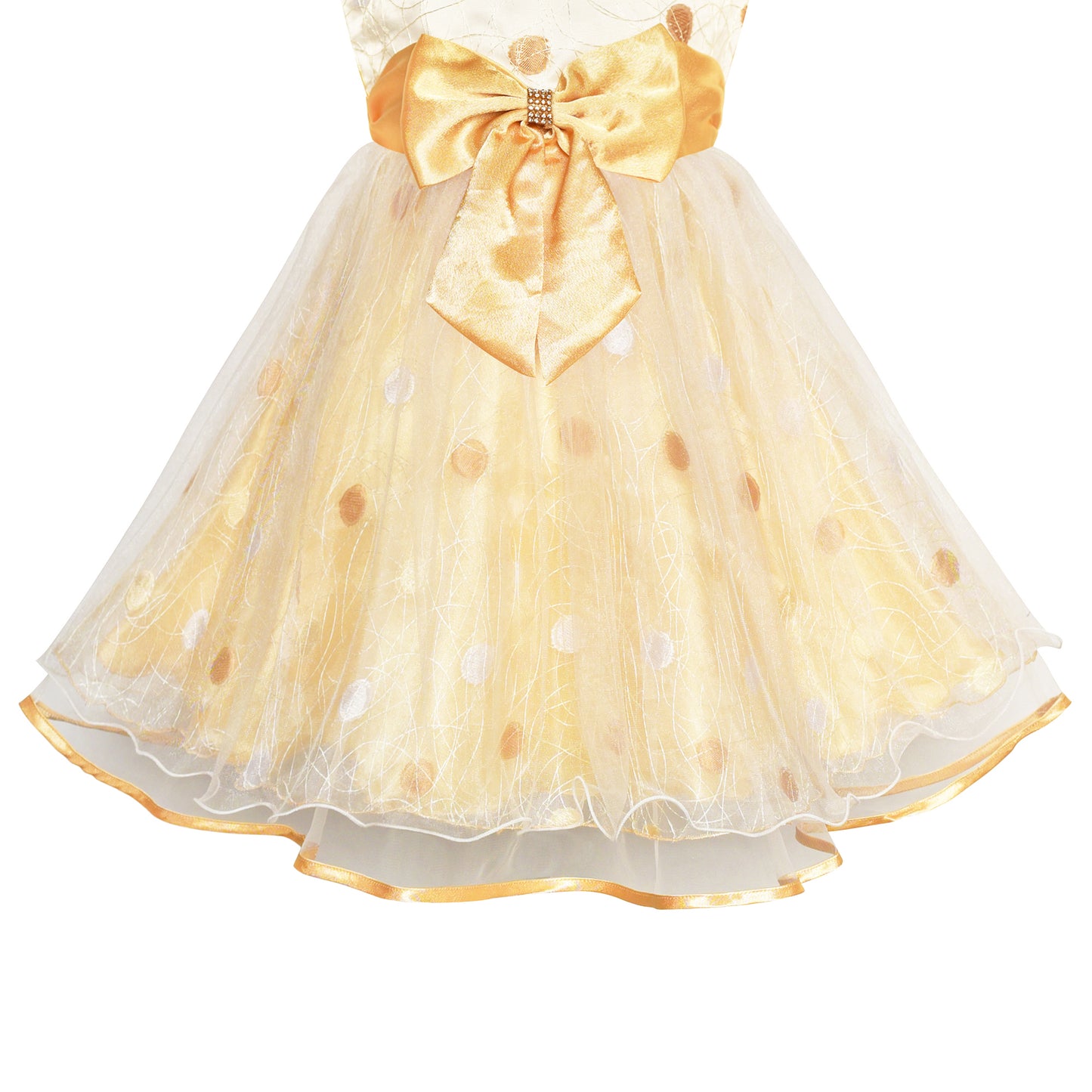 Sunny Fashion Girls Printed Cotton A-Line Dress