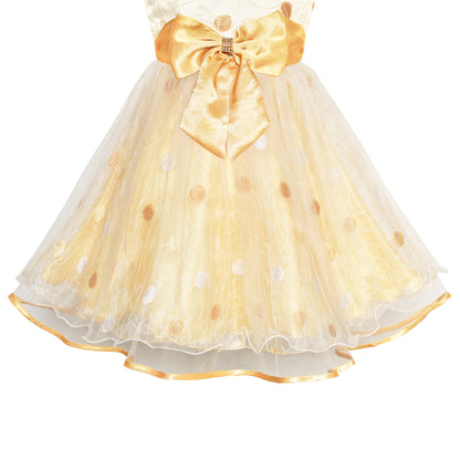 Sunny Fashion Girls Printed Cotton A-Line Dress