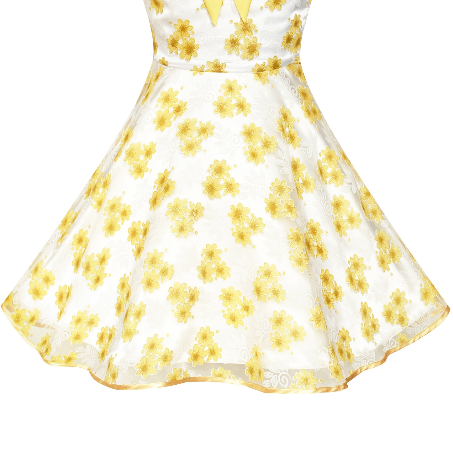 Flower Girls Dress Lace Sequins Sparkling Wedding Bridesmaid Size 5-12 Years