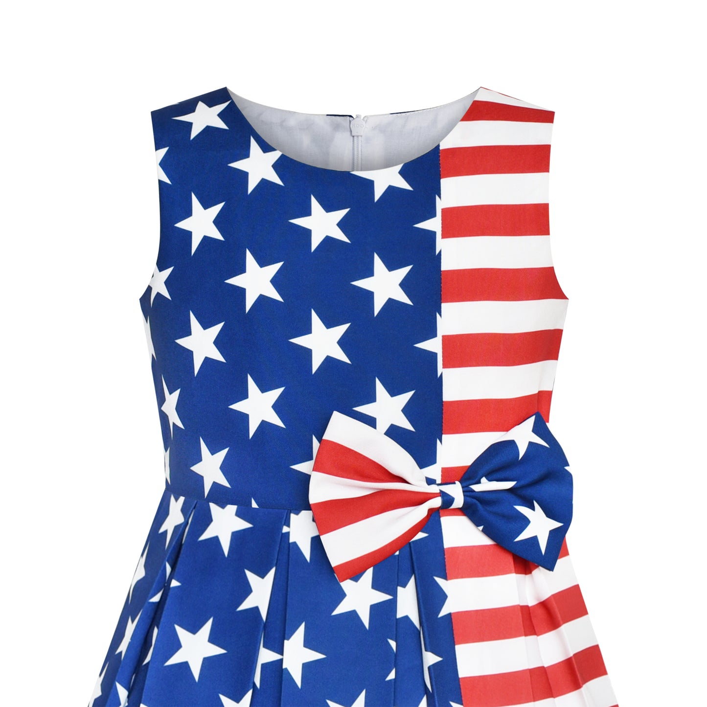 Girls Dress Color Block Contrast Bow Tie Everyday Party Size 4-14 Years